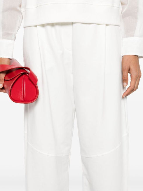 elasticated-waistband track pants